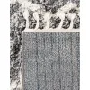 shag nordico enrejado en gris