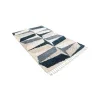 shag nordico facetas en azul
