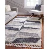 shag nordico facetas en gris