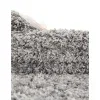 shag nordico jaspeado en gris
