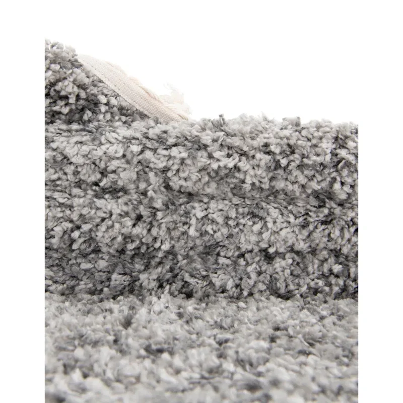 shag nordico jaspeado en gris