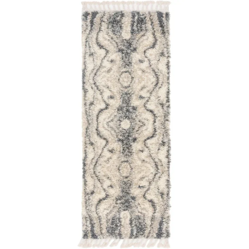 shag nordico marmol en gris