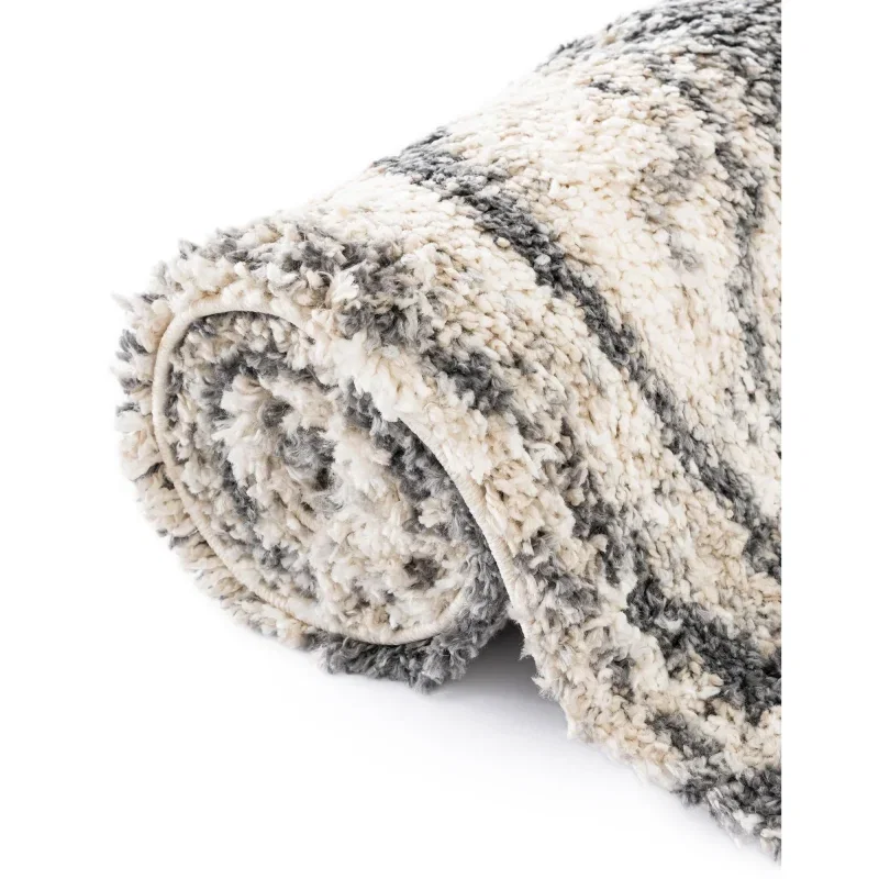 shag nordico marmol en gris