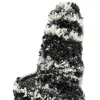 shag nordico marmol en negro y blanco
