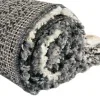 shag nordico marmol en negro y blanco