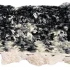 shag nordico marmol en negro y blanco