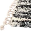 shag nordico marmol en negro y blanco