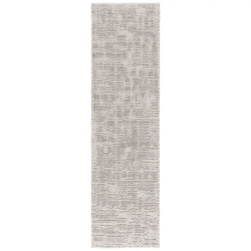 Tapete Shag Pacífico Abstracto en Gris
