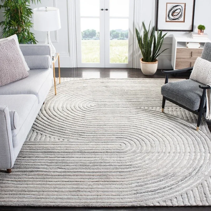 Tapete Sura en Curvas en Beige