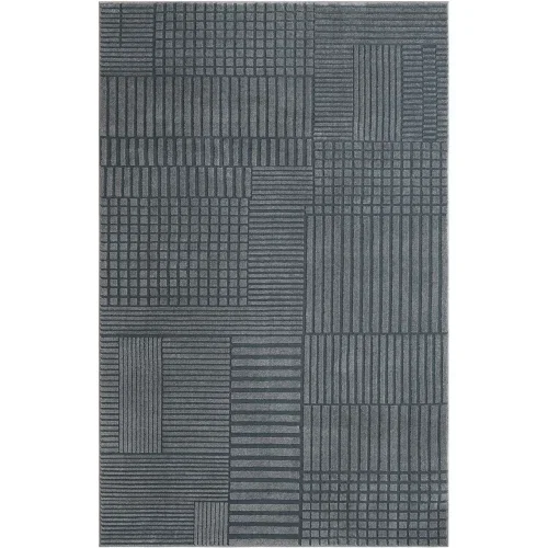 Tapete Texturas Patchwork en Azul Pizarra