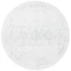 Tapete Tula de Diamantes Anidados en Marfil con Gris