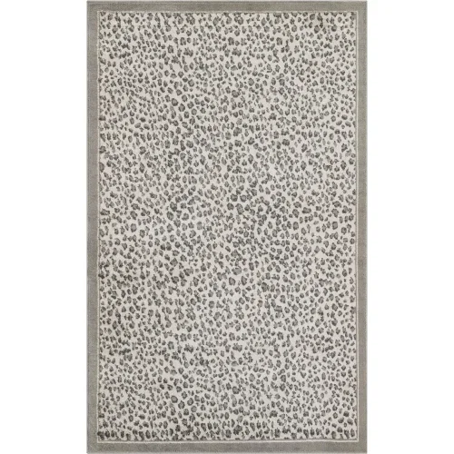 Tapete Vida Salvaje Leopardo Sutil en Gris