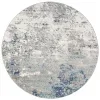 Tapete Westside Moderno en Gris con Azul