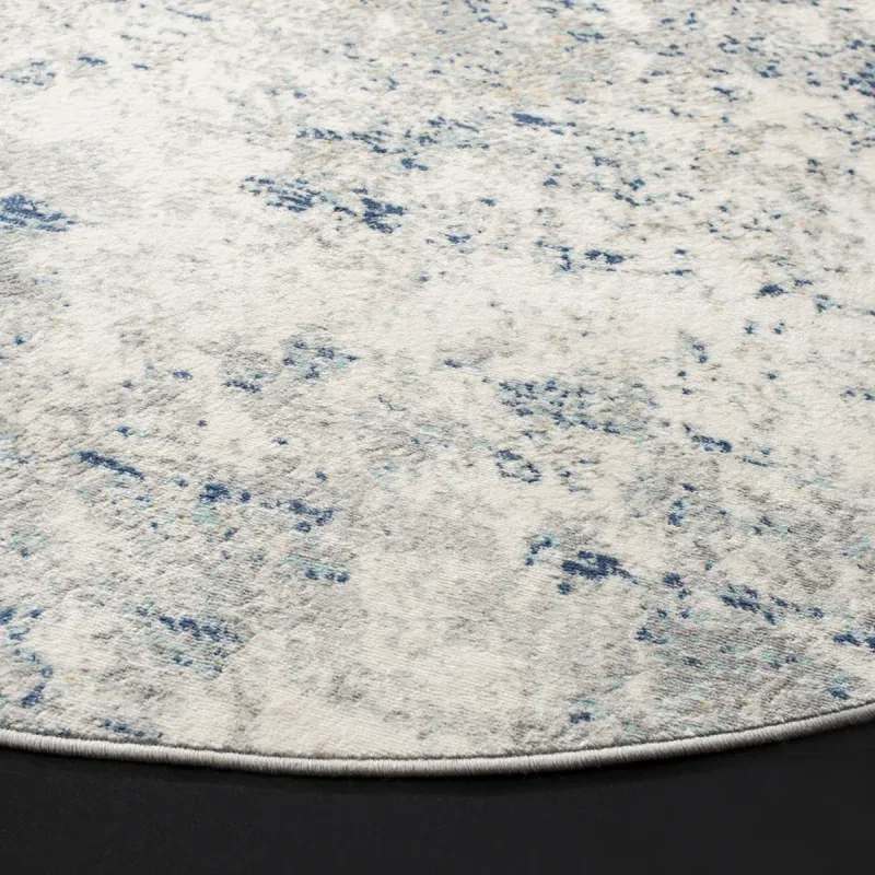 Tapete Westside Moderno en Gris con Azul