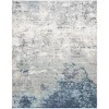 Tapete Westside Moderno en Gris con Azul