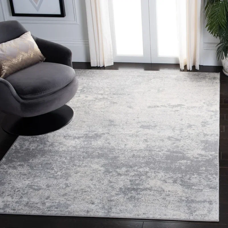 Tapete Westside Moderno en Gris con Marfil