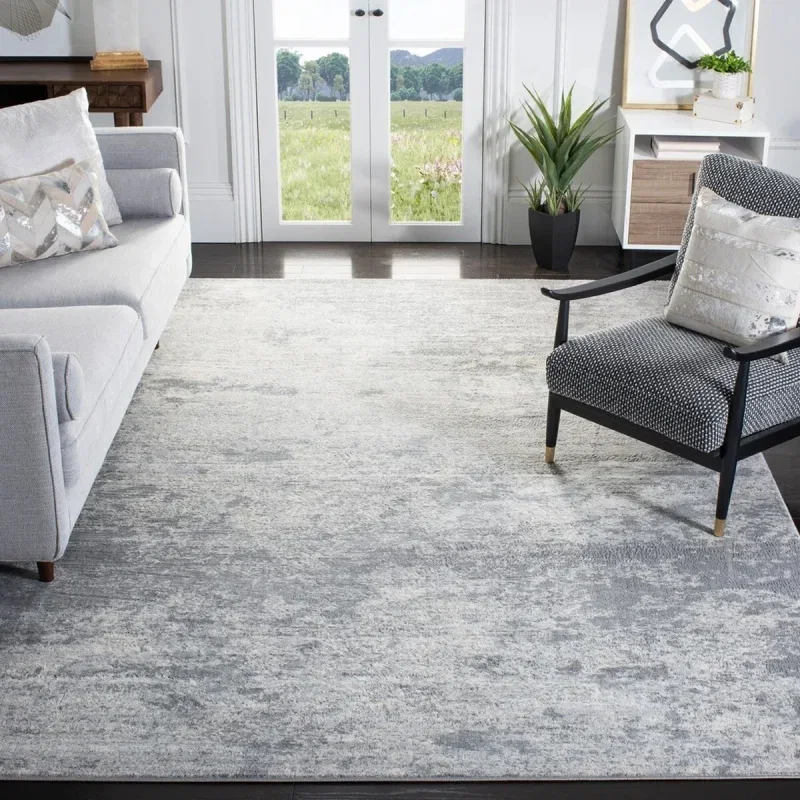 Tapete Westside Moderno en Gris con Marfil