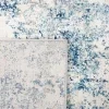 Tapete Westside Moderno en Marfil con Azul
