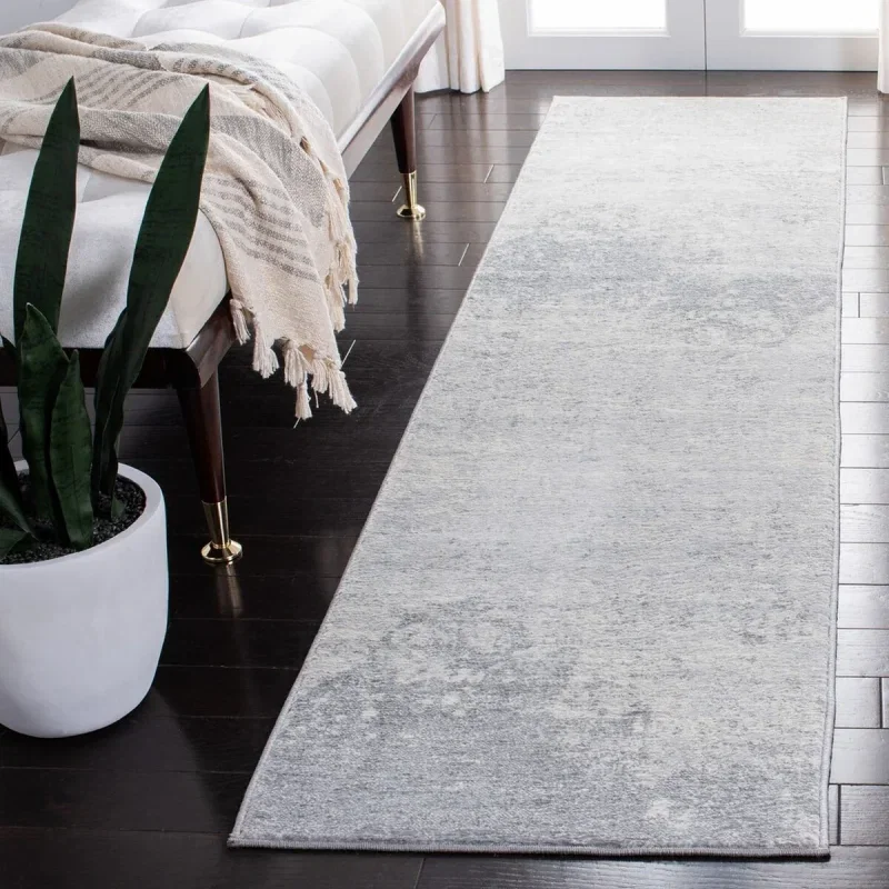 Tapete Westside Moderno en Marfil con Gris