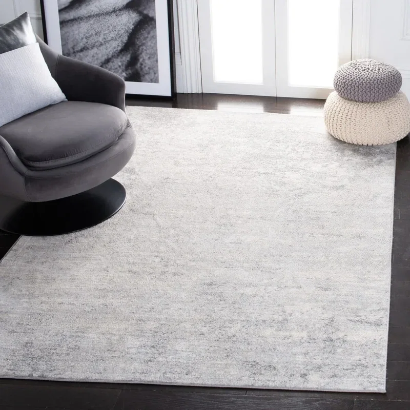Tapete Westside Moderno en Marfil con Gris