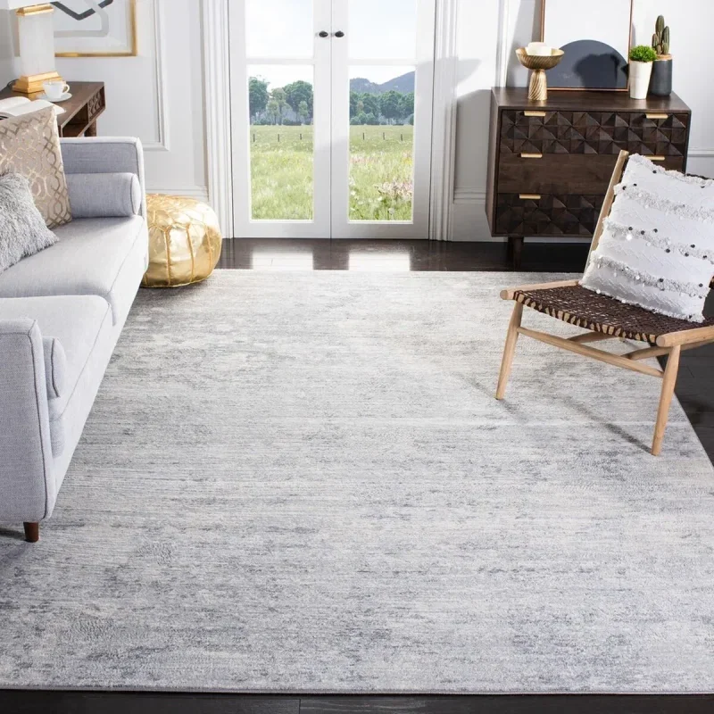 Tapete Westside Moderno en Marfil con Gris