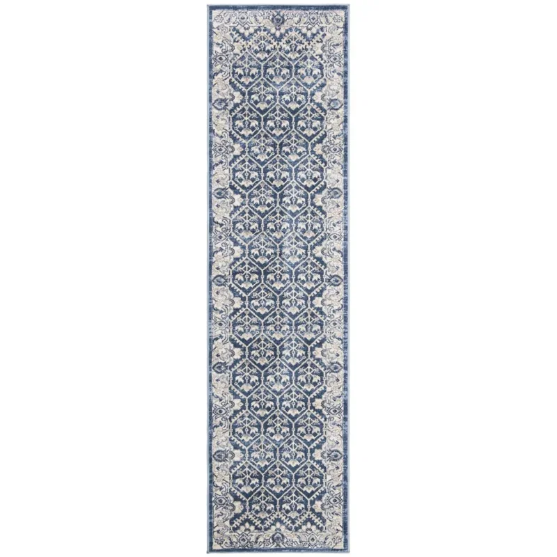 Tapete Westside Tradicional en Azul con Gris