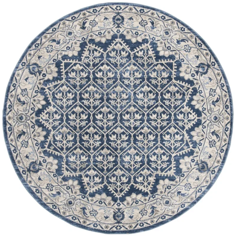 Tapete Westside Tradicional en Azul con Gris