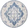 Tapete Westside Tradicional en Marfil con Azul