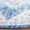 Tapete Westside Tradicional en Marfil con Azul
