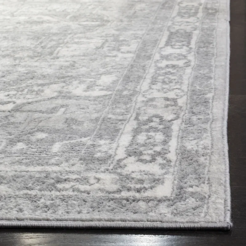 Tapete Westside Tradicional en Marfil con Gris