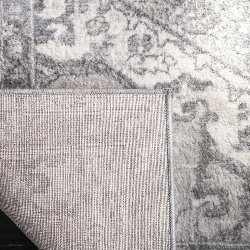 Tapete Westside Tradicional en Marfil con Gris