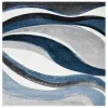 Tapete Actores Abstracto en Gris con Azul