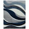 Tapete Actores Abstracto en Gris con Azul