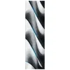 Tapete Actores de Ondas Fluidas en Gris con Azul