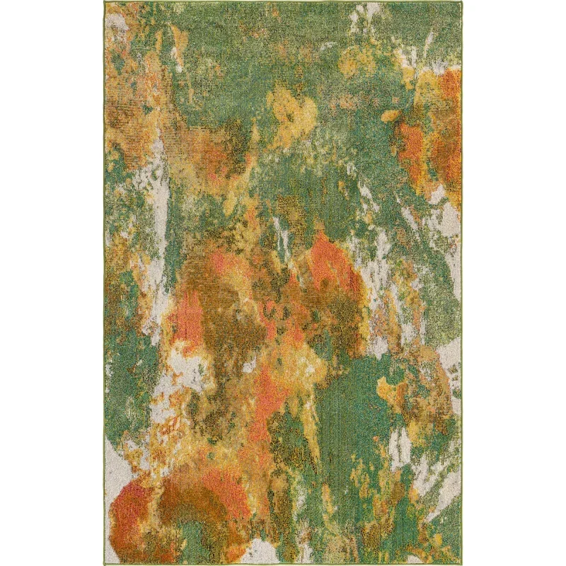 acuarela abstracto en verde