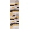 Tapete Adira Abstracto en Beige con Amarillo