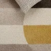 Tapete Adira Abstracto en Beige con Amarillo