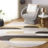 Tapete Adira Abstracto en Beige con Amarillo