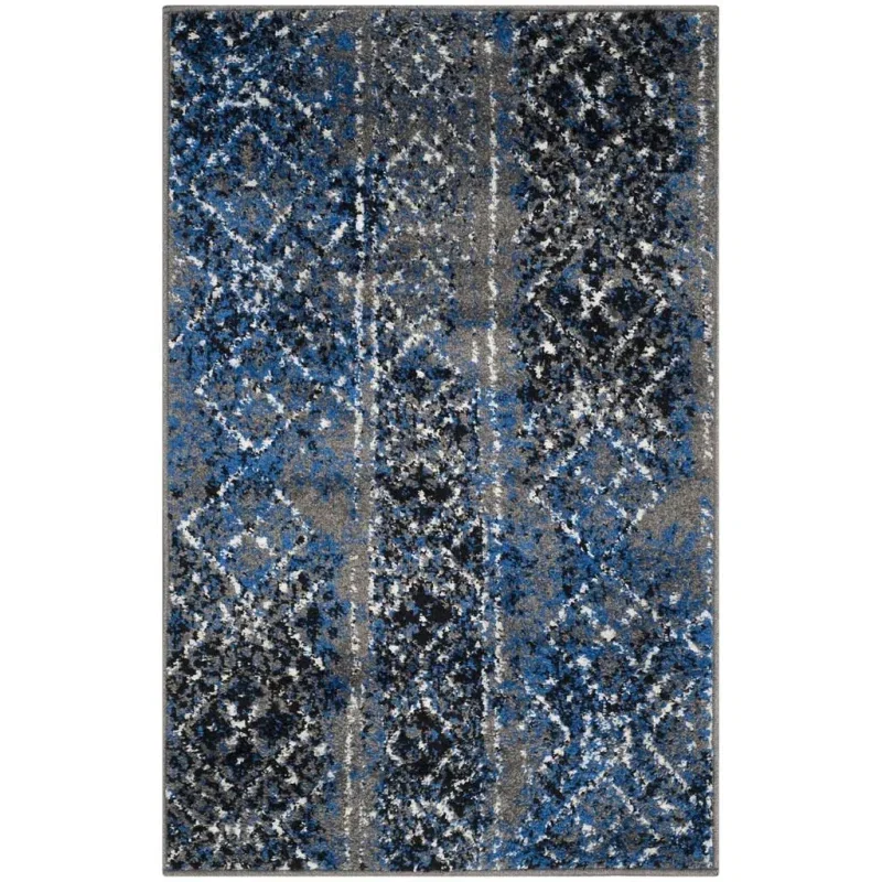 Tapete Adira Bohemio en Gris con Multicolor