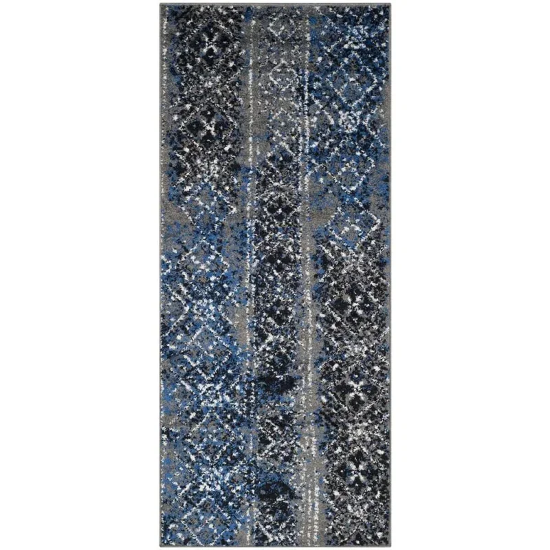 Tapete Adira Bohemio en Gris con Multicolor