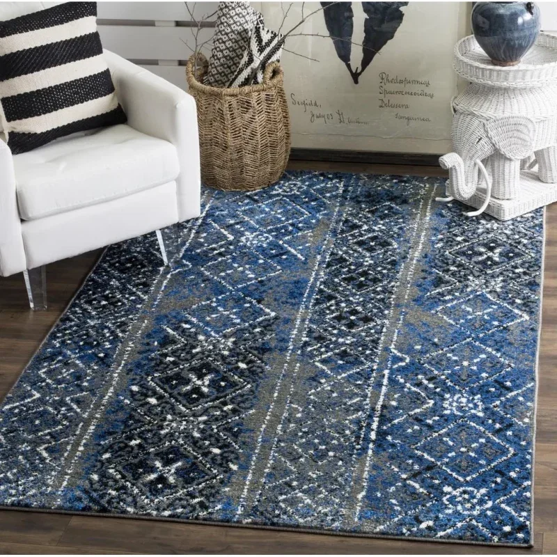 Tapete Adira Bohemio en Gris con Multicolor