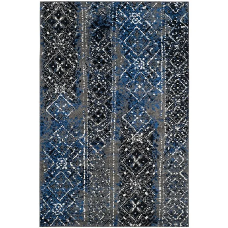 Tapete Adira Bohemio en Gris con Multicolor