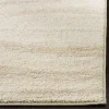 Tapete Adira Brochas Onduladas en Marfil con Beige
