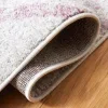Tapete Adira Chevron Droble en Marfil con Ciruela
