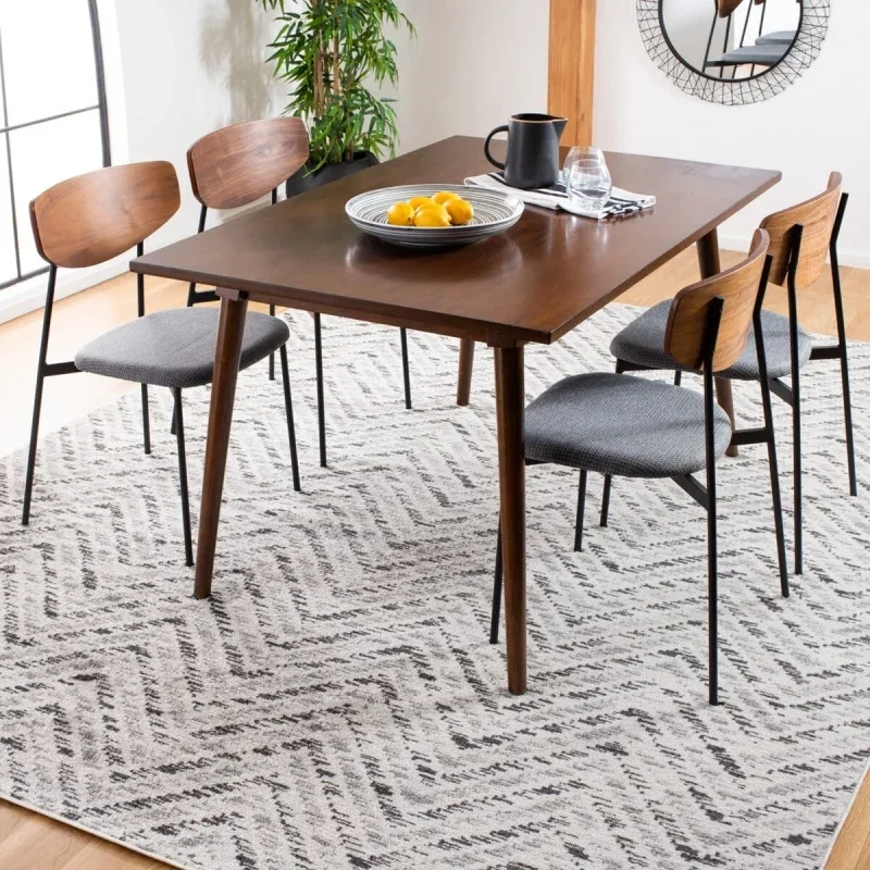 Tapete Adira Chevron en Grises