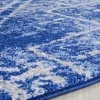 Tapete Adira Columnas de Diamantes en Azul