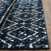 Tapete Adira de Diamantes en Azul con Negro