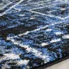 Tapete Adira de Diamantes en Azul con Negro