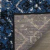Tapete Adira de Diamantes en Azul con Negro