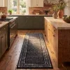 Tapete Adira de Diamantes en Negro con Gris